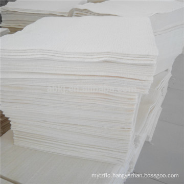 100% pure cotton oil absorbent pads for oil purification